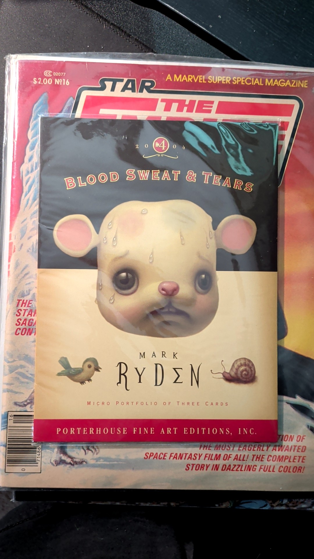 Mark Ryden Blood Sweat & Tears Micro Portfolio of Three Cards (2004 ...